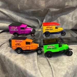 Matchbox 1979  Kellogg's Vintage‎ Toy Car Set- breakfast cereal, cars